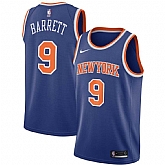 Knicks 9 R.J. Barrett Royal 2019 NBA Draft First Round Pick Nike Swingman Jersey,baseball caps,new era cap wholesale,wholesale hats